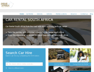 driveafrica.co.za screenshot