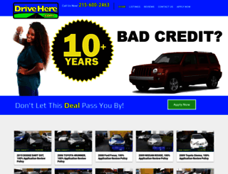 drivehere.com screenshot
