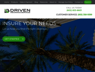 driveninsurance.com screenshot
