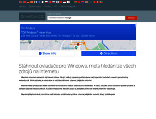 drivercan.cz screenshot
