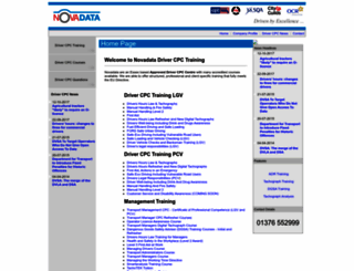 drivercpc-courses.co.uk screenshot