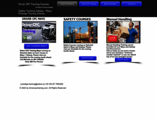drivercpctrainingmayo.com screenshot