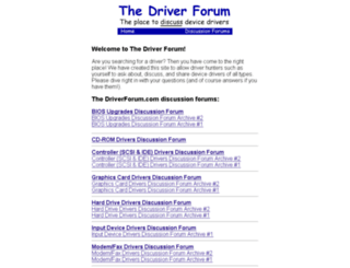 driverforum.com screenshot