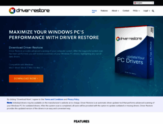 driverrestore.com screenshot