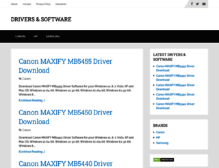 driversandsoftware.com screenshot