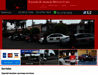 driverscars.com.mx screenshot