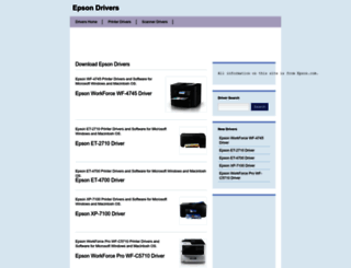 driversepson.com screenshot