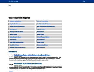 driverserve.com screenshot