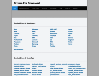 driversfordownload.com screenshot