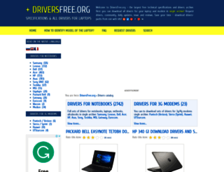 driversfree.org screenshot