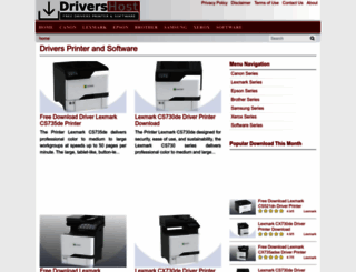 drivershost.com screenshot