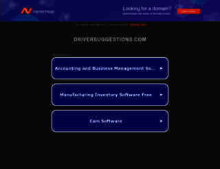 driversuggestions.com screenshot