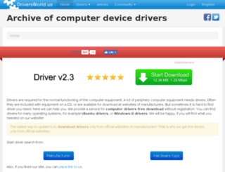 driversworld.us screenshot