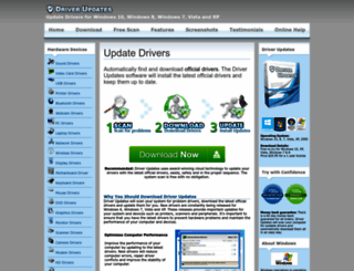 driverupdates.org screenshot