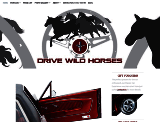 drivewildhorses.com screenshot