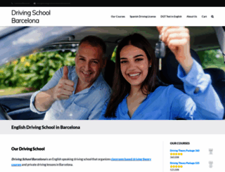 driving-school-barcelona.com screenshot