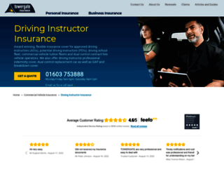 driving-school-insurance.com screenshot