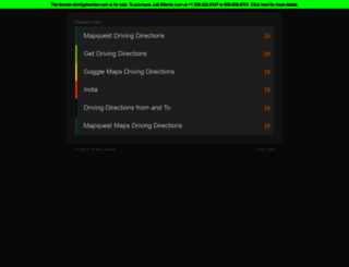 drivingdirection.com screenshot