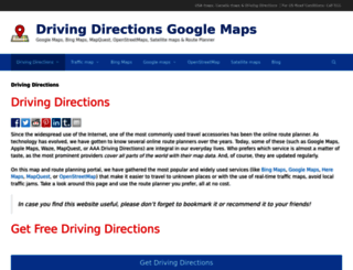 drivingdirectionsgooglemaps.com screenshot