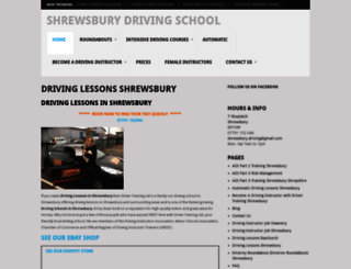 drivinglessonsshrewsbury.co.uk screenshot