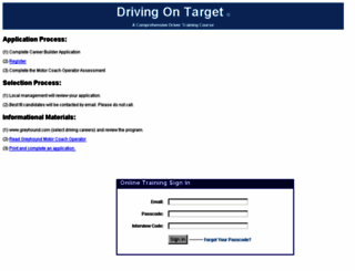 drivingontarget.com screenshot