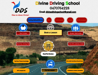 drivingschooldivine.com screenshot