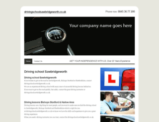 drivingschoolsawbridgeworth.co.uk screenshot