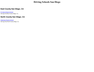 drivingschoolssandiego.com screenshot