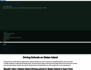 drivingschoolstatenisland.com screenshot