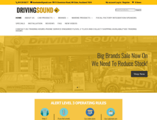 drivingsound.co.nz screenshot