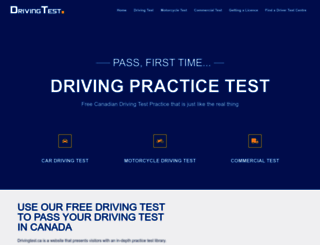 drivingtest.ca screenshot