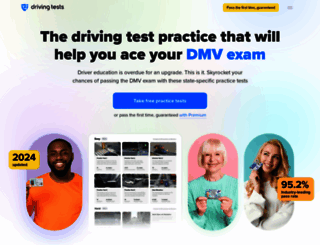 drivingtests.org screenshot