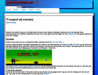 drivrutiner.net screenshot