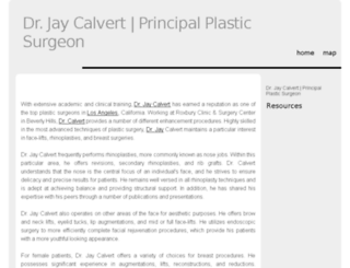 drjaycalvertsite.com screenshot