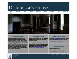 drjohnsonshouse.org screenshot