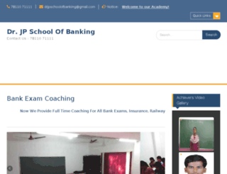 drjpschoolofbanking.com screenshot