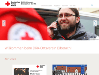drk-biberach.de screenshot