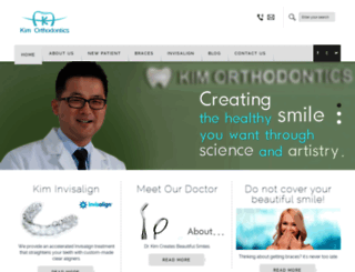 drkimorthodontics.com screenshot