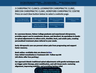 drlawrencebennerchiropractor.co.uk screenshot