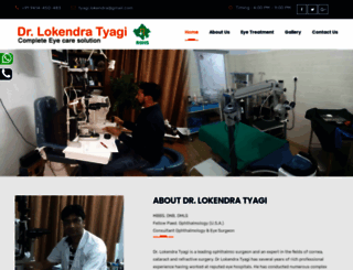 drlokendratyagi.com screenshot