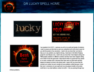 drluckyspellhome.webs.com screenshot