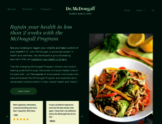 drmcdougall.com screenshot