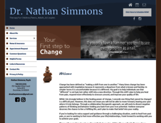 drnathansimmons.com screenshot