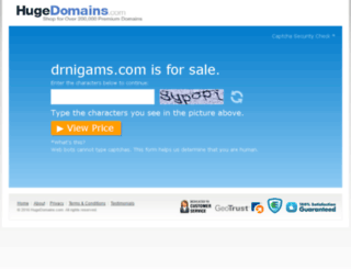 drnigams.com screenshot