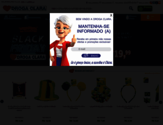 drogaclara.com.br screenshot
