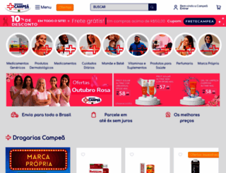 drogariascampea.com.br screenshot