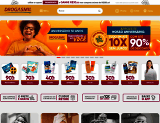drogasmil.com.br screenshot