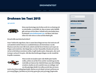 drohnentest.wordpress.com screenshot