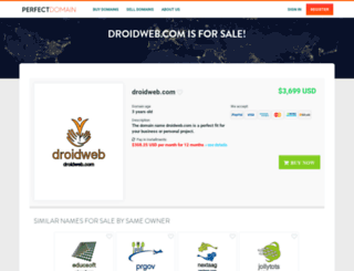 droidweb.com screenshot