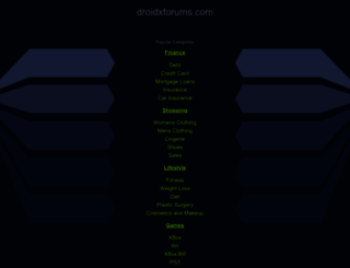 droidxforums.com screenshot